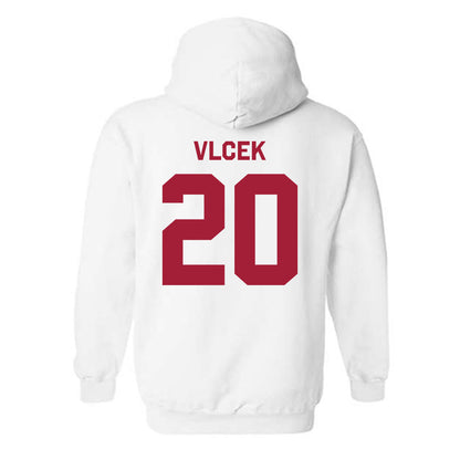 Indiana - NCAA Women's Soccer : Haden Vlcek - Classic Shersey Hooded Sweatshirt-1