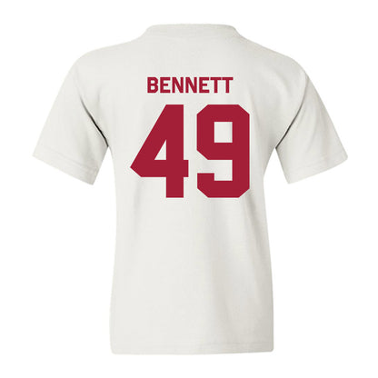 Indiana - NCAA Baseball : Eli Bennett - Classic Shersey Youth T-Shirt-1
