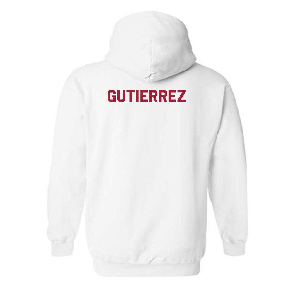 Indiana - NCAA Women's Swimming & Diving : Luci Gutierrez - Classic Shersey Hooded Sweatshirt-1