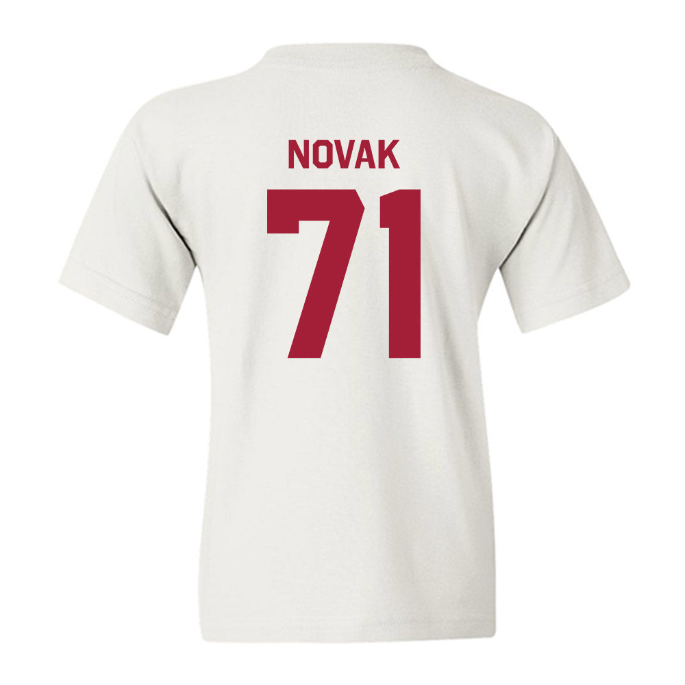 Indiana - NCAA Football : Benjamin Novak - Classic Shersey Youth T-Shirt-1