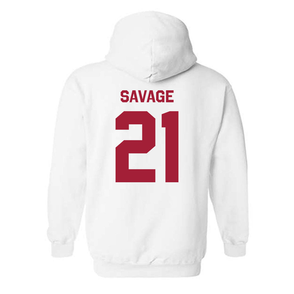 Indiana - NCAA Football : Jacob Savage - Classic Shersey Hooded Sweatshirt-1