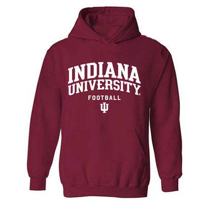 Indiana - NCAA Football : Jacob Bell - Classic Shersey Hooded Sweatshirt-0