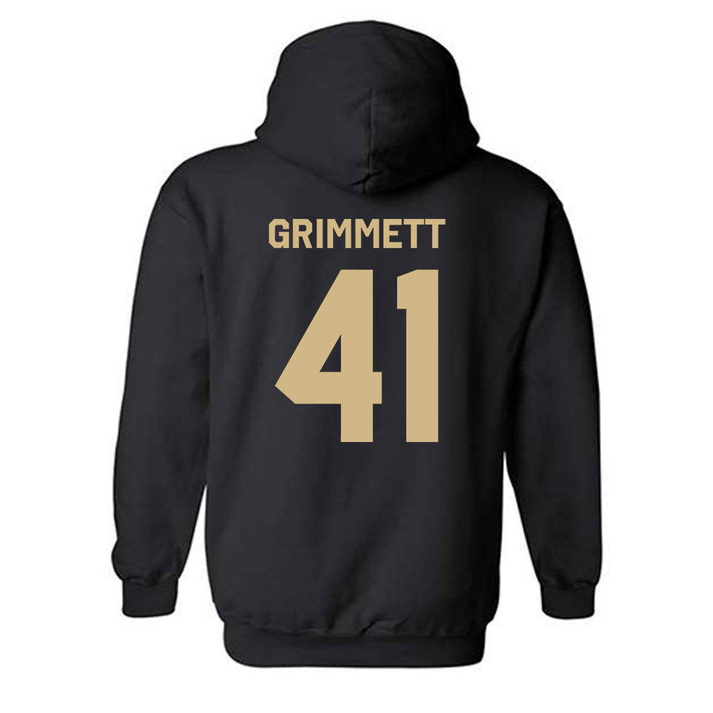 Purdue - NCAA Football : Jon Grimmett - Classic Shersey Hooded Sweatshirt-1