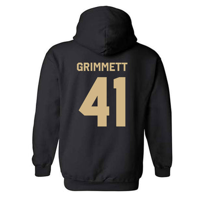 Purdue - NCAA Football : Jon Grimmett - Classic Shersey Hooded Sweatshirt-1