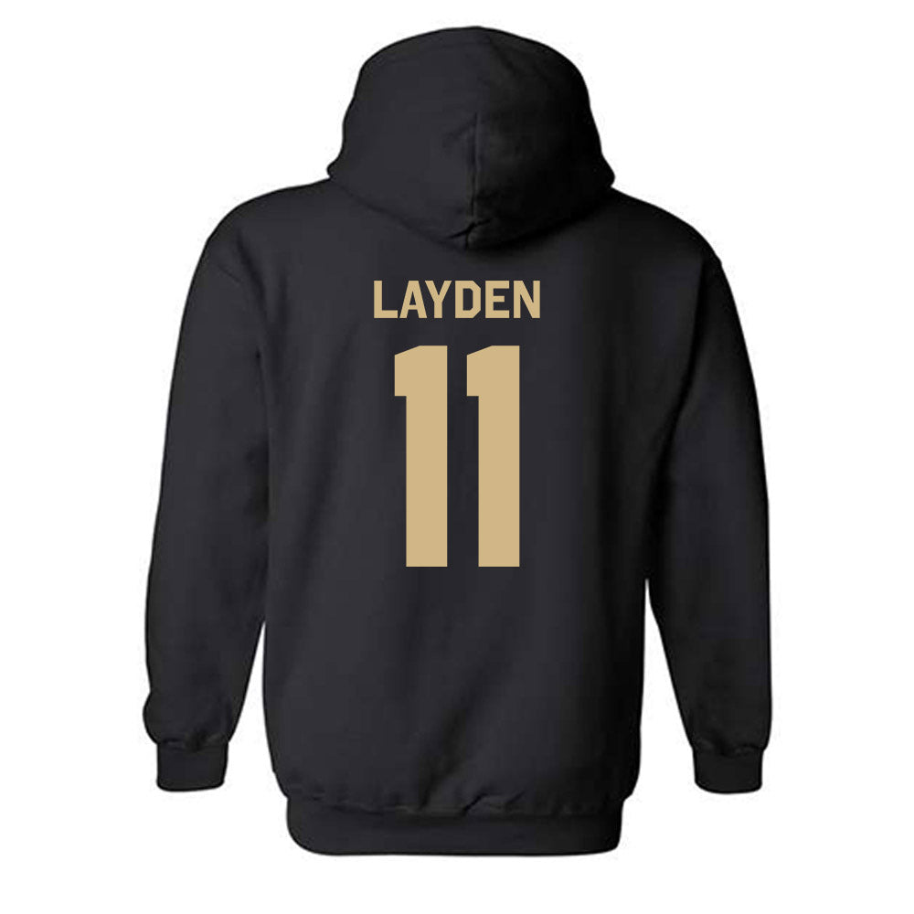 Purdue - NCAA Women's Basketball : McKenna Layden - Classic Shersey Hooded Sweatshirt-1