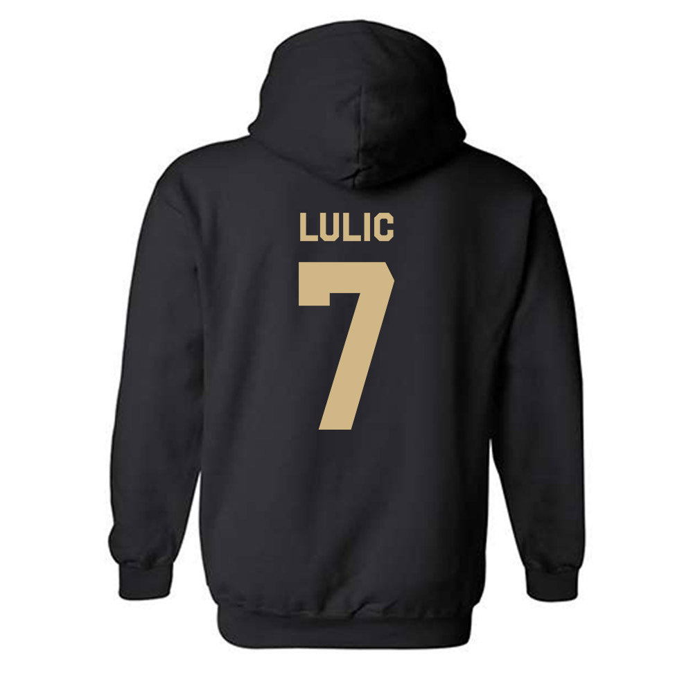 Purdue - NCAA Women's Volleyball : Bianka Lulic - Classic Shersey Hooded Sweatshirt-1
