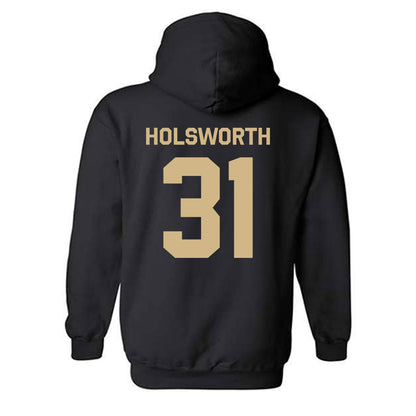 Purdue - NCAA Football : Carter Holsworth - Classic Shersey Hooded Sweatshirt-1