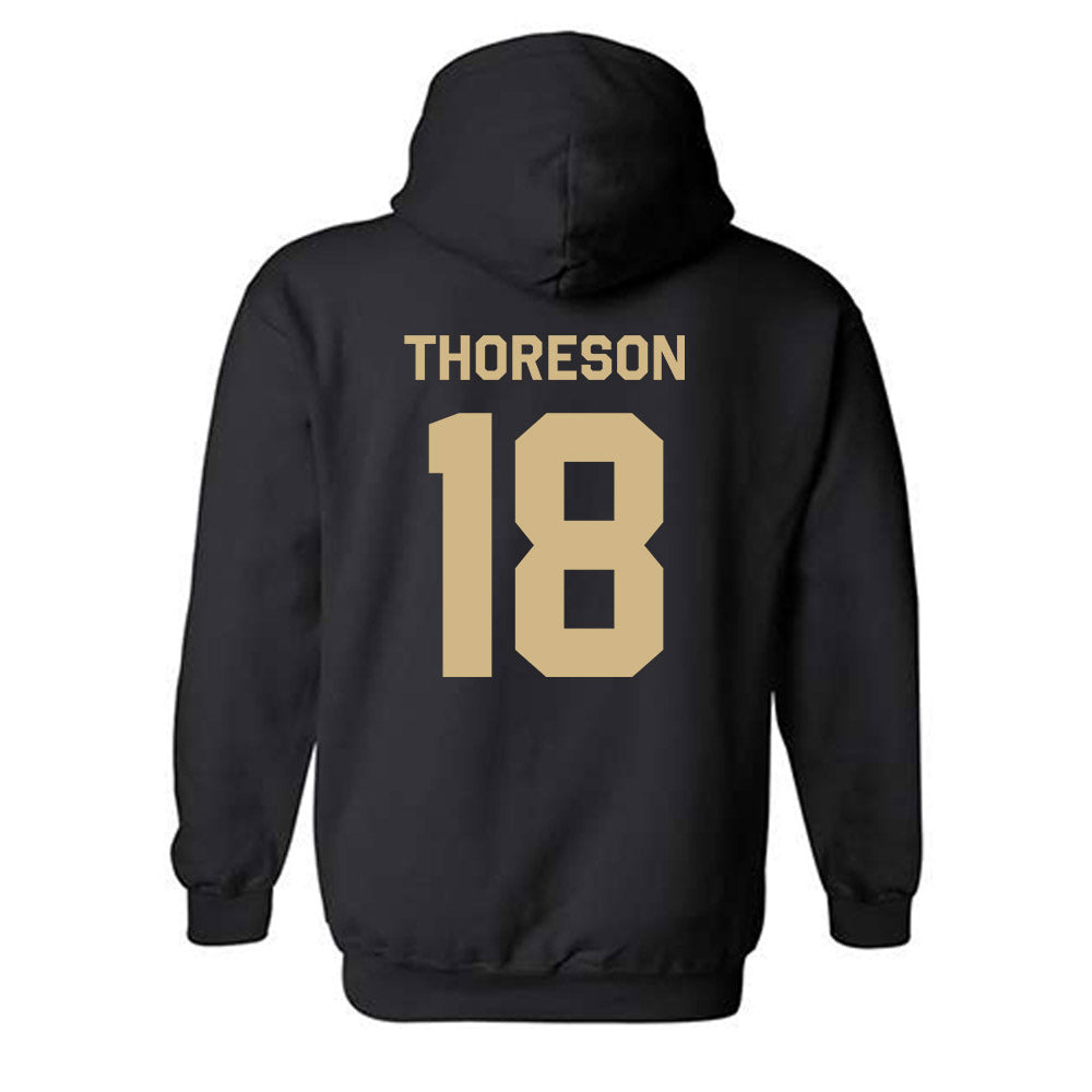 Purdue - NCAA Women's Soccer : Angelina Thoreson - Classic Shersey Hooded Sweatshirt-1