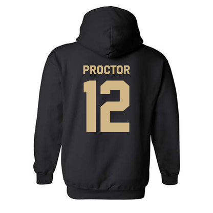 Purdue - NCAA Women's Basketball : Aysia Proctor - Classic Shersey Hooded Sweatshirt-1