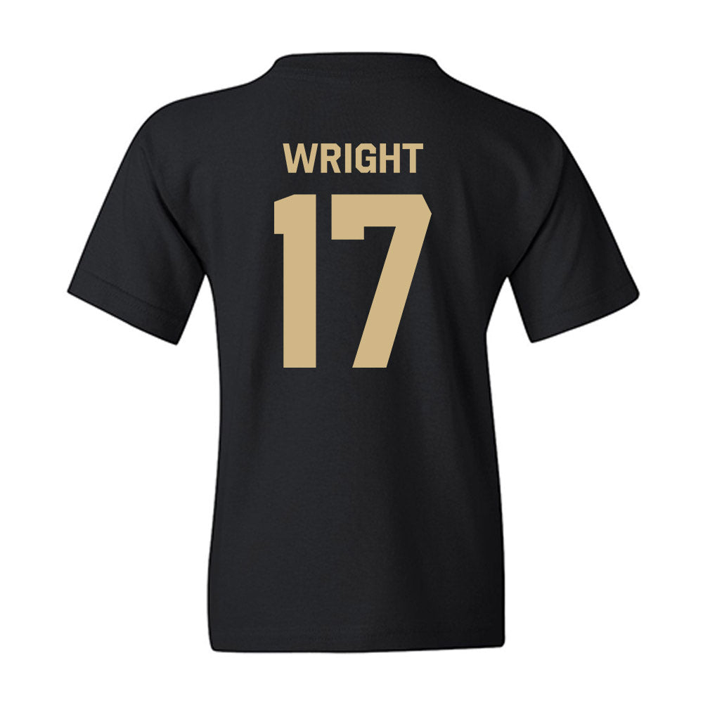 Purdue - NCAA Football : Traveon Wright - Classic Shersey Youth T-Shirt-1