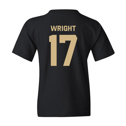 Purdue - NCAA Football : Traveon Wright - Classic Shersey Youth T-Shirt-1