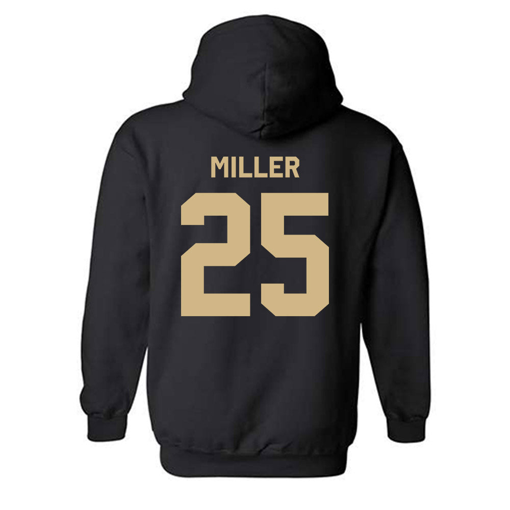 Purdue - NCAA Football : Hudson Miller - Classic Shersey Hooded Sweatshirt-1