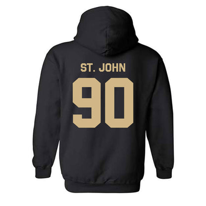 Purdue - NCAA Football : Elijah St. John - Classic Shersey Hooded Sweatshirt-1