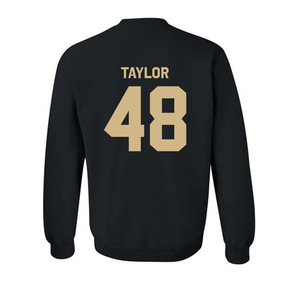 Purdue - NCAA Football : Donivan Taylor - Classic Shersey Crewneck Sweatshirt-1