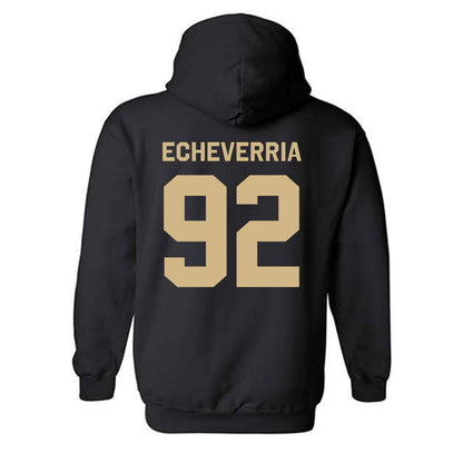 Purdue - NCAA Football : Jacobo Echeverria - Classic Shersey Hooded Sweatshirt-1