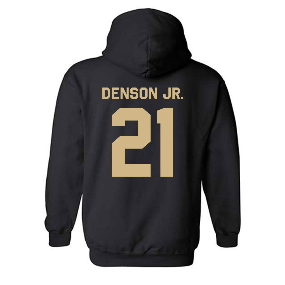 Purdue - NCAA Football : Justin Denson Jr. - Classic Shersey Hooded Sweatshirt-1