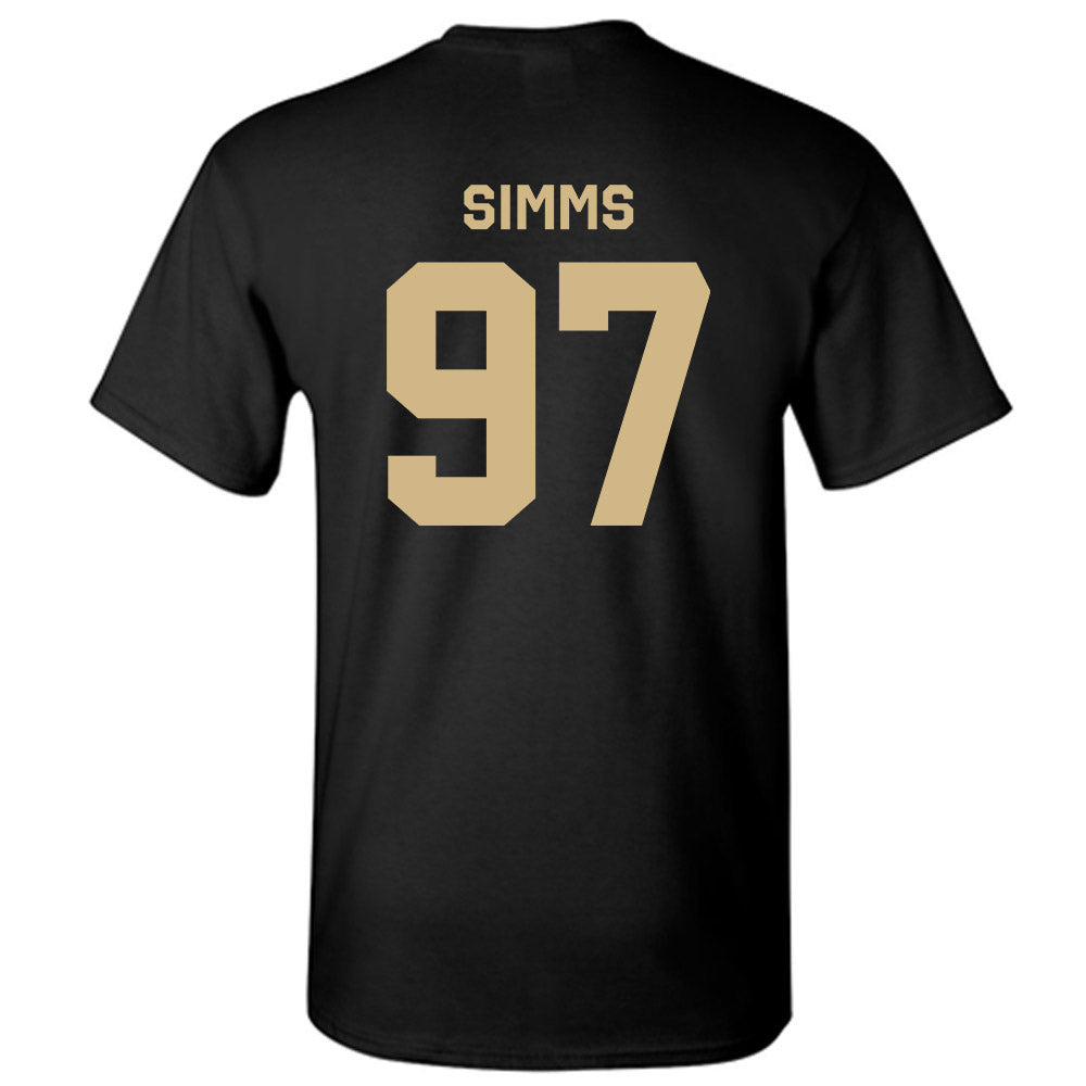 Purdue - NCAA Football : Wisdom Simms - Classic Shersey T-Shirt-1