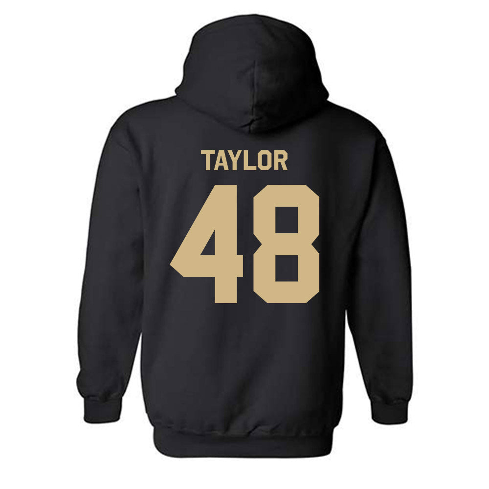 Purdue - NCAA Football : Donivan Taylor - Classic Shersey Hooded Sweatshirt-1