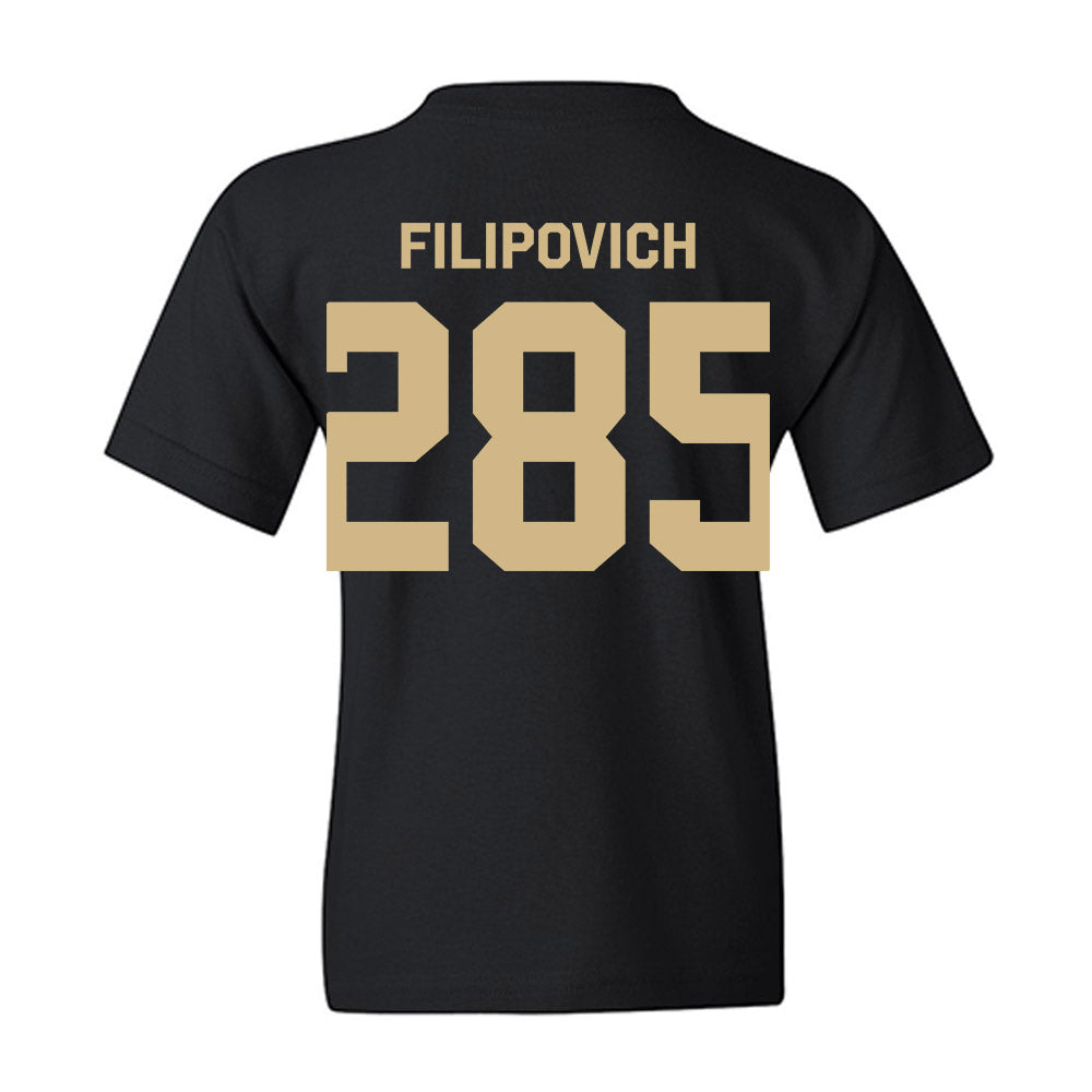 Purdue - NCAA Wrestling : Hayden Filipovich - Classic Shersey Youth T-Shirt-1
