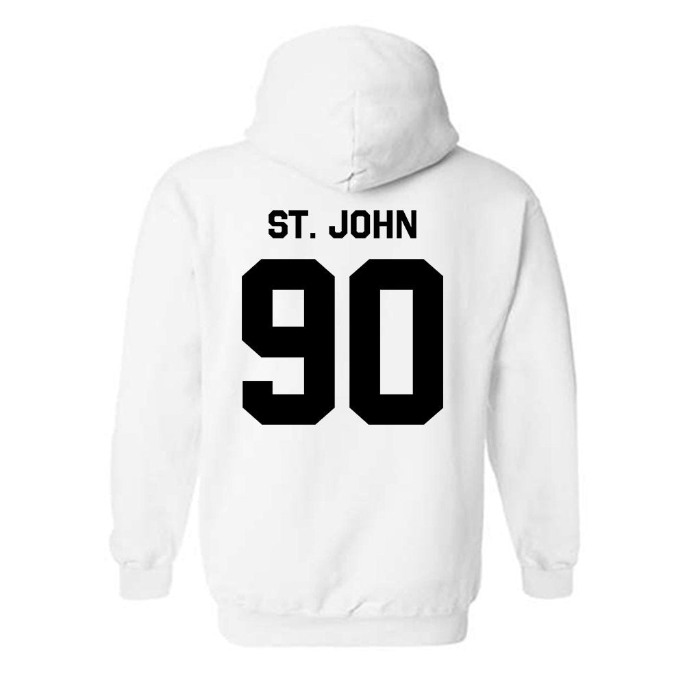 Purdue - NCAA Football : Elijah St. John - Classic Shersey Hooded Sweatshirt-1