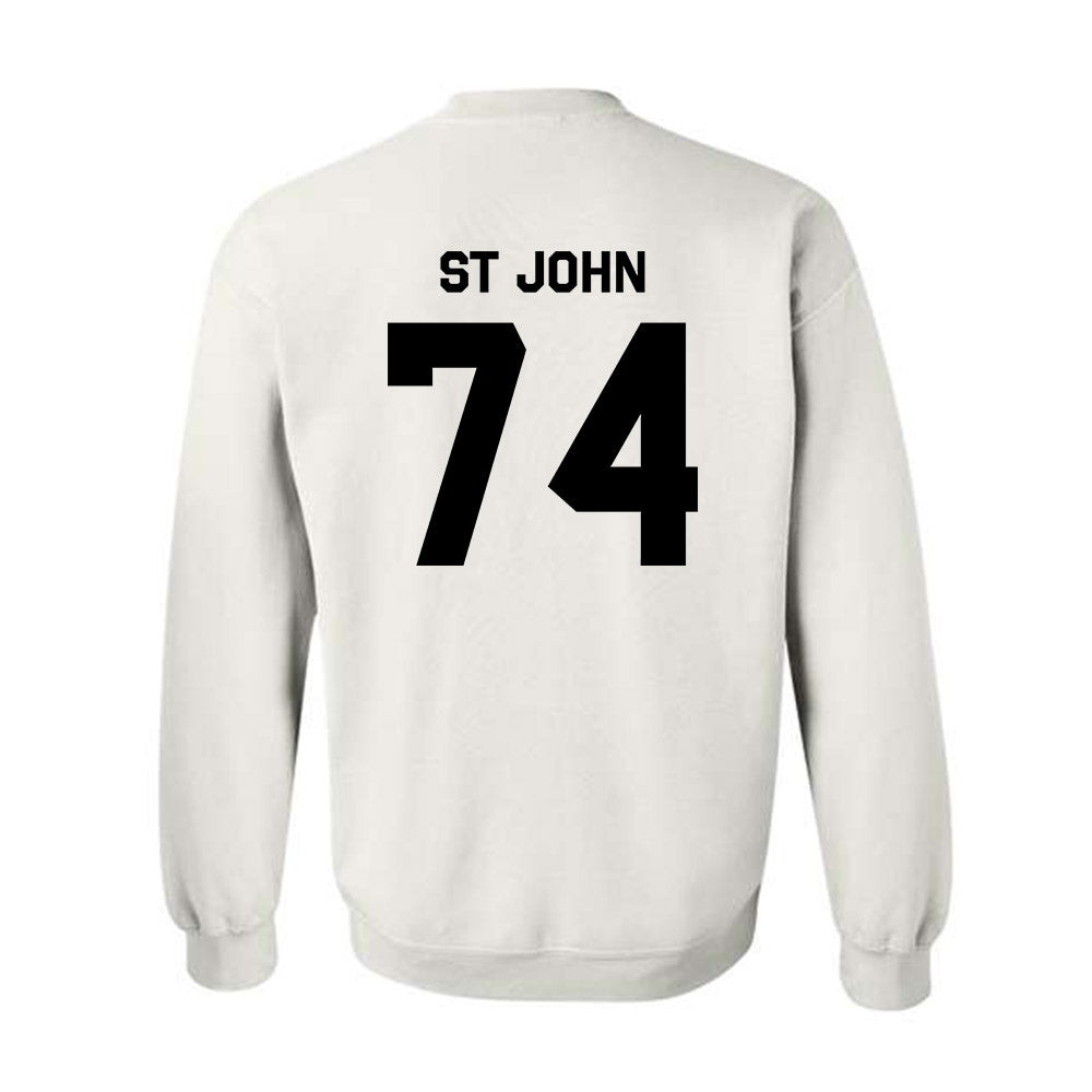 Purdue - NCAA Football : Jalen St John - Classic Shersey Crewneck Sweatshirt-1
