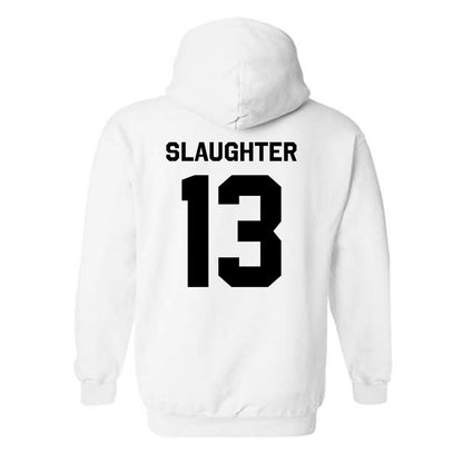 Purdue - NCAA Football : John Slaughter - Classic Shersey Hooded Sweatshirt-1