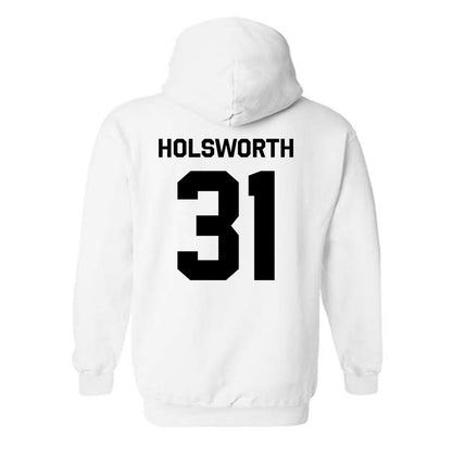 Purdue - NCAA Football : Carter Holsworth - Classic Shersey Hooded Sweatshirt-1