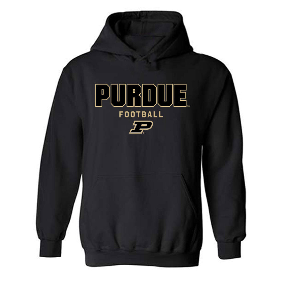 Purdue - NCAA Football : Hudson Miller - Classic Shersey Hooded Sweatshirt-0