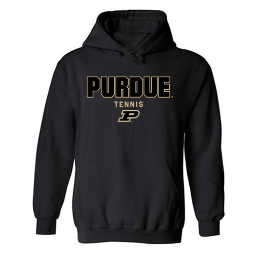 Purdue - NCAA Men's Tennis : Juan David Velasquez - Classic Shersey Hooded Sweatshirt-0