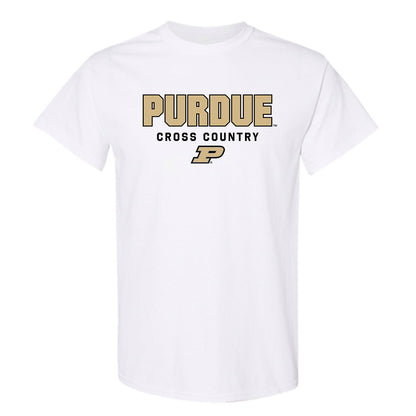 Purdue - NCAA Men's Cross Country : Nerius White - Classic Shersey T-Shirt-0