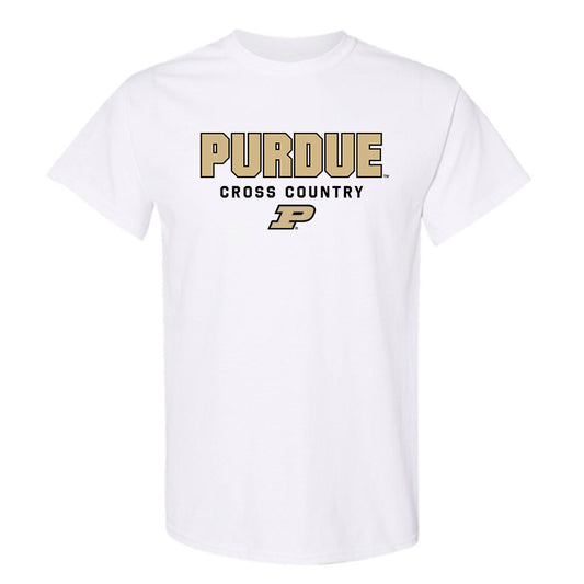 Purdue - NCAA Men's Cross Country : Nerius White - Classic Shersey T-Shirt-0