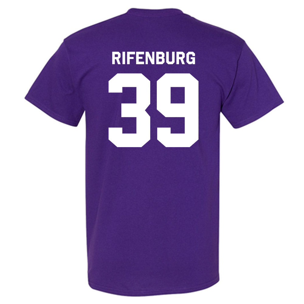 Northwestern - NCAA Baseball : Jake Rifenburg - Classic Shersey T-Shirt-1