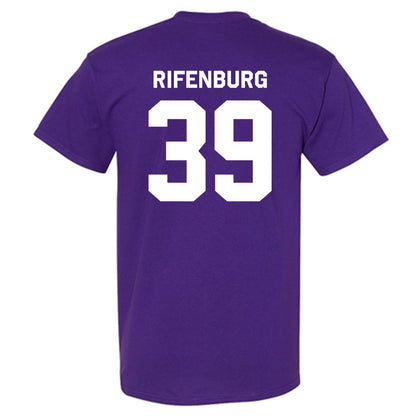 Northwestern - NCAA Baseball : Jake Rifenburg - Classic Shersey T-Shirt-1