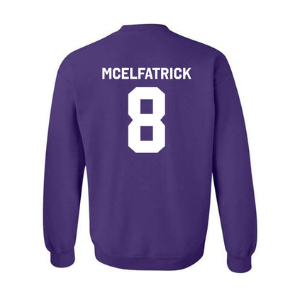 Northwestern - NCAA Baseball : Owen McElfatrick - Classic Shersey Crewneck Sweatshirt-1