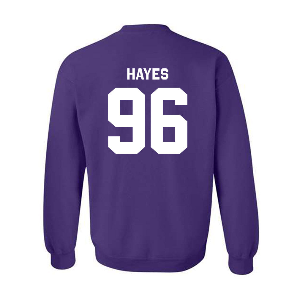 Northwestern - NCAA Football : Jonah Hayes - Classic Shersey Crewneck Sweatshirt-1