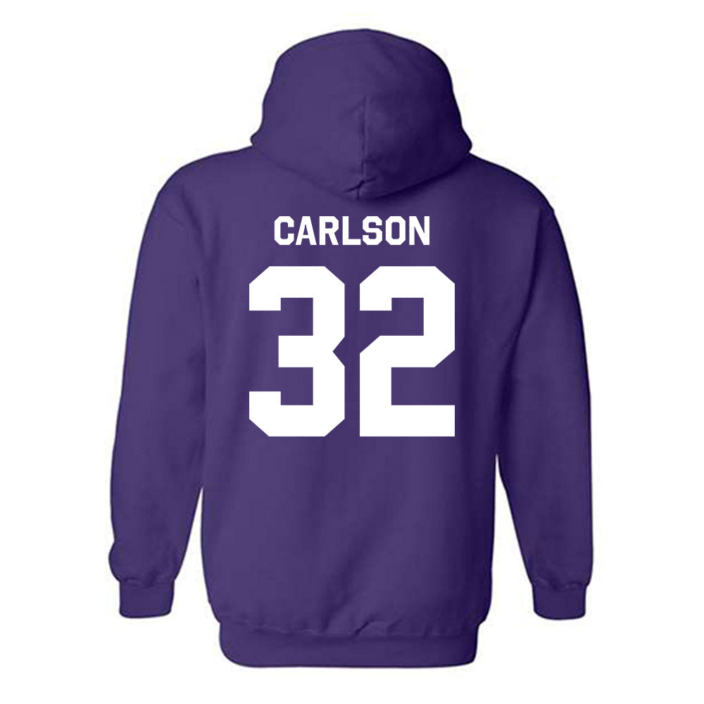 Northwestern - NCAA Women's Lacrosse : Liz Carlson - Classic Shersey Hooded Sweatshirt-1