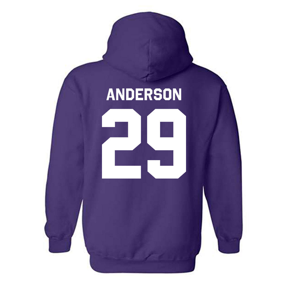 Northwestern - NCAA Women's Soccer : Gabby Anderson - Classic Shersey Hooded Sweatshirt-1