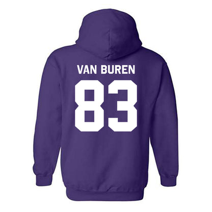 Northwestern - NCAA Football : Blake Van Buren - Classic Shersey Hooded Sweatshirt-1