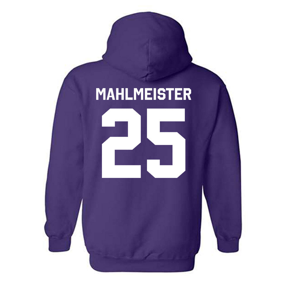 Northwestern - NCAA Men's Soccer : Seth Mahlmeister - Classic Shersey Hooded Sweatshirt-1