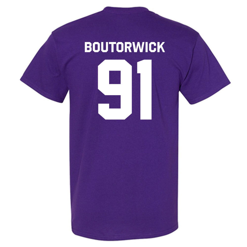 Northwestern - NCAA Football : Evan Boutorwick - Classic Shersey T-Shirt-1