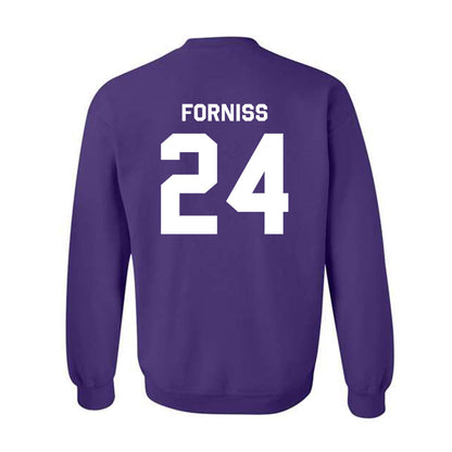 Northwestern - NCAA Baseball : Christian Forniss - Classic Shersey Crewneck Sweatshirt-1