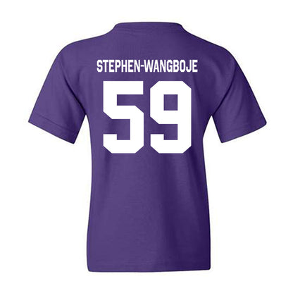 Northwestern - NCAA Football : Glory Stephen-Wangboje - Classic Shersey Youth T-Shirt-1