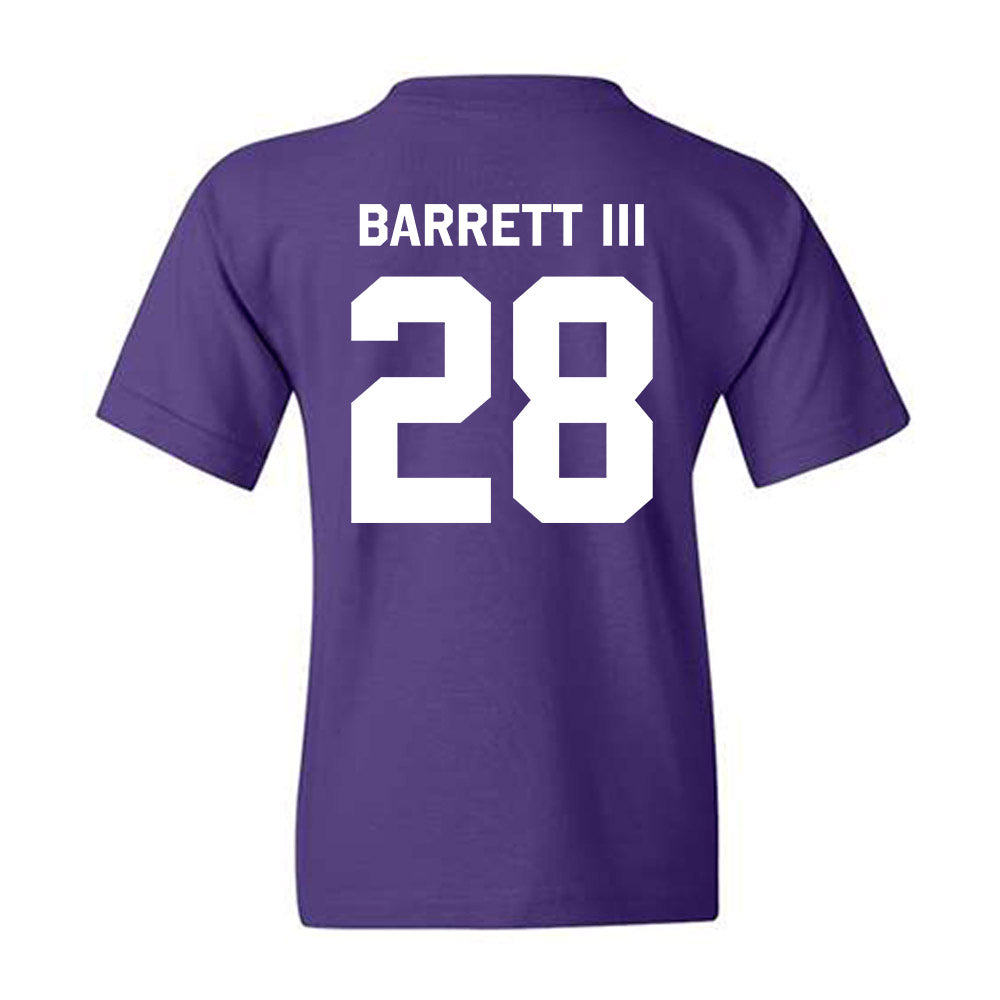 Northwestern - NCAA Men's Soccer : Tre Barrett III - Classic Shersey Youth T-Shirt-1