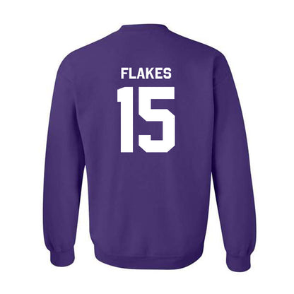 Northwestern - NCAA Football : Brendan Flakes - Classic Shersey Crewneck Sweatshirt-1