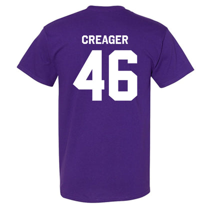 Northwestern - NCAA Football : Lincoln Creager - Classic Shersey T-Shirt-1