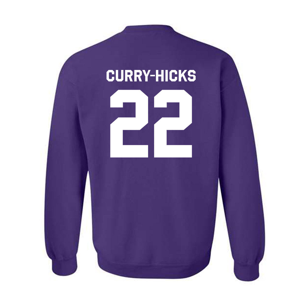 Northwestern - NCAA Football : Terrion Curry-Hicks - Classic Shersey Crewneck Sweatshirt-1