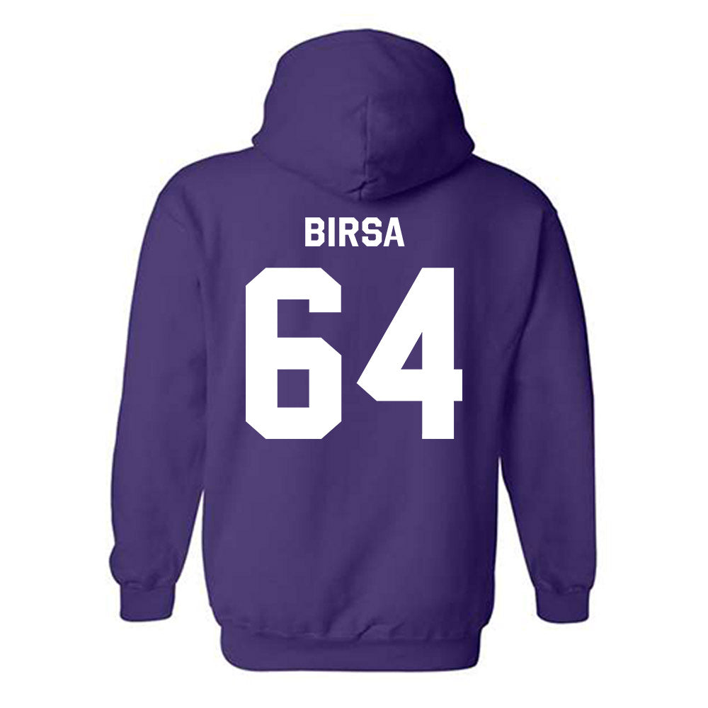 Northwestern - NCAA Football : Anthony Birsa - Classic Shersey Hooded Sweatshirt-1