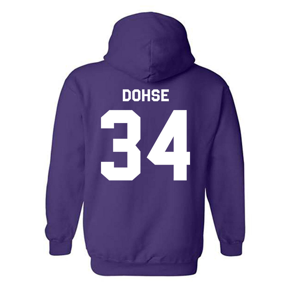 Northwestern - NCAA Softball : Signe Dohse - Classic Shersey Hooded Sweatshirt-1