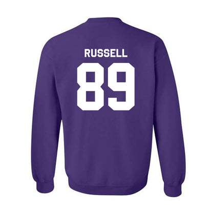 Northwestern - NCAA Football : Cam Russell - Classic Shersey Crewneck Sweatshirt-1