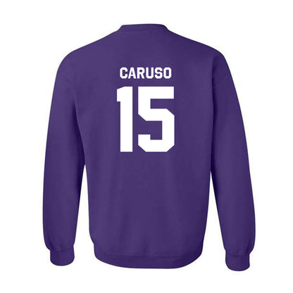 Northwestern - NCAA Baseball : Charlie Caruso - Classic Shersey Crewneck Sweatshirt-1